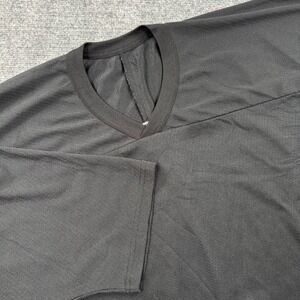 CCM Hockey Jersey Size XXL Black Blank Air Knit Practice Shirt Men's